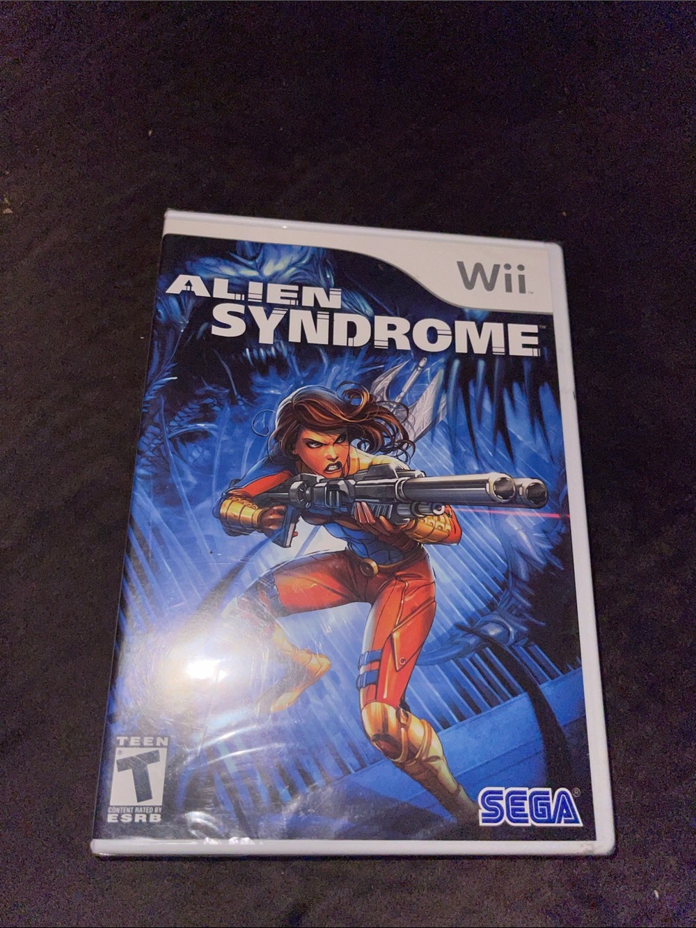 Sega Alien Syndrome (Wii) — Blue Cover